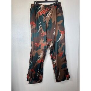 Sun Mountain Rainflex Mens Camo Golf Rain Pants Brown Green Orange Large T70127
